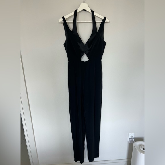 MARCIANO Black Halter Neck Jumpsuit, Size Small - Picture 1 of 11